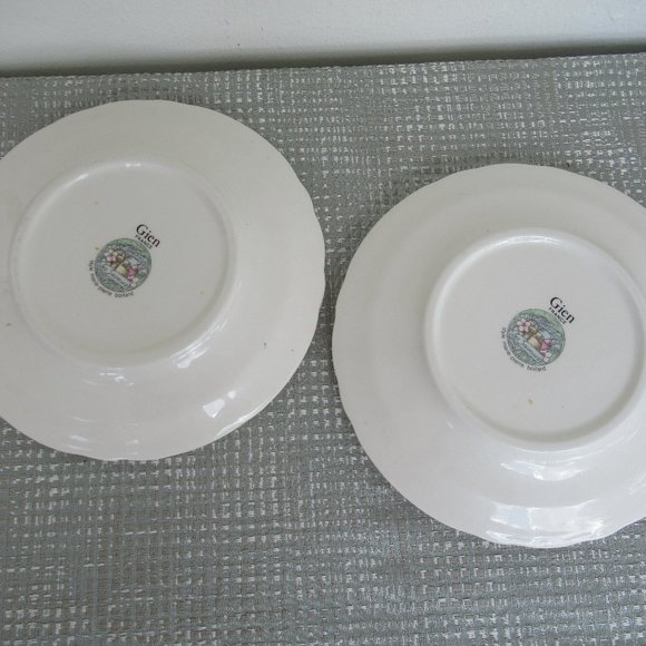 Gien France LES SAVEURS Salad Dessert Plates 8.5" Marie Pierre Boitard SET OF 4 - Picture 7 of 12